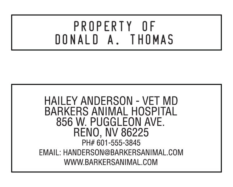 2000 Plus COSCO 2000PLUS Custom Stamp KIT, Black Ink - Image 3